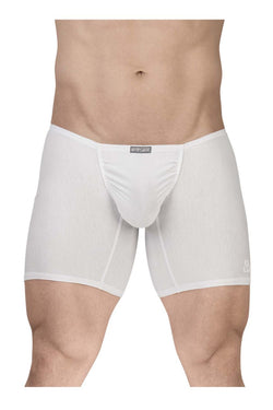 ErgoWear Men's Underwear EW1737 FEEL GR8 Cotton Boxer Briefs Color White thumbnail 2