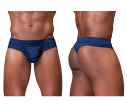 ErgoWear Men's Underwear EW1750 FEEL SE Thongs Color Navy Blue thumbnail 1