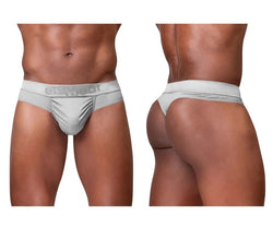 ErgoWear Men's Underwear EW1758 FEEL SE Thongs Color Silver thumbnail 1