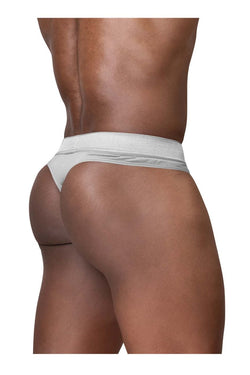 ErgoWear Men's Underwear EW1758 FEEL SE Thongs Color Silver thumbnail 3