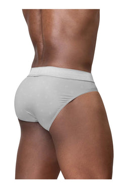 ErgoWear Men's Underwear EW1759 FEEL SE Briefs Color Silver thumbnail 3