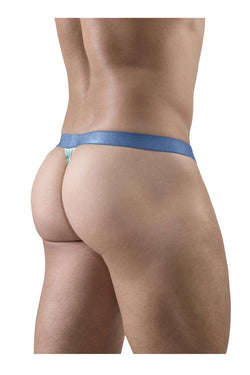 ErgoWear Men's Underwear EW1776 SLK SE G-String Color Frost-Birds thumbnail 3