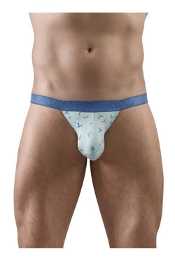 ErgoWear Men's Underwear EW1777 SLK SE Bikini Color Frost-Birds thumbnail 2