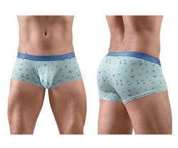 ErgoWear Men's Underwear EW1778 SLK SE Trunks Color Frost-Birds thumbnail 1