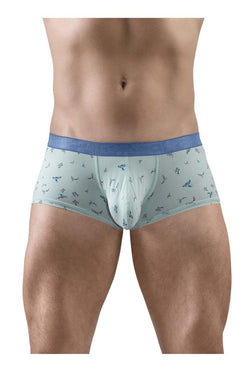 ErgoWear Men's Underwear EW1778 SLK SE Trunks Color Frost-Birds thumbnail 2