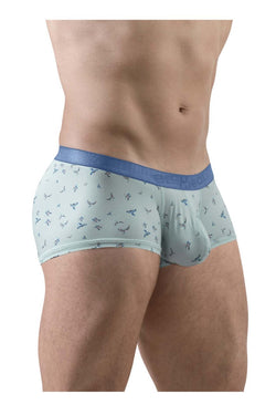 ErgoWear Men's Underwear EW1778 SLK SE Trunks Color Frost-Birds thumbnail 4