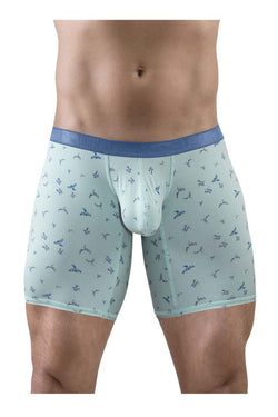 ErgoWear Men's Underwear EW1779 SLK SE Boxer Briefs Color Frost-Birds thumbnail 2