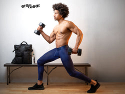 ErgoWear Men's active and swimwear EW1782 MAX BOLD Athletic Pants Color Dark Blue thumbnail 2