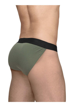 ErgoWear Men's Underwear EW1786 MAX FLOW Bikini Color Dark Green thumbnail 3