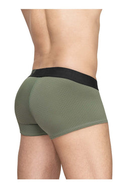 ErgoWear Men's Underwear EW1787 MAX FLOW Trunks Color Dark Green thumbnail 3