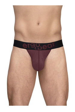 ErgoWear Men's Underwear EW1793 MAX FLOW G-String Color Burgundy thumbnail 2