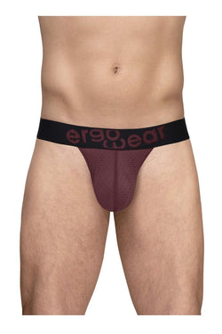 ErgoWear Men's Underwear EW1794 MAX FLOW Bikini Color Burgundy thumbnail 2