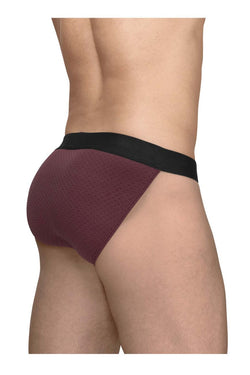 ErgoWear Men's Underwear EW1794 MAX FLOW Bikini Color Burgundy thumbnail 3