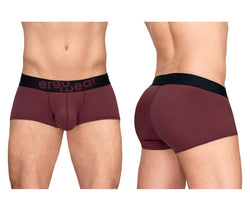 ErgoWear Men's Underwear EW1795 MAX FLOW Trunks Color Burgundy thumbnail 1