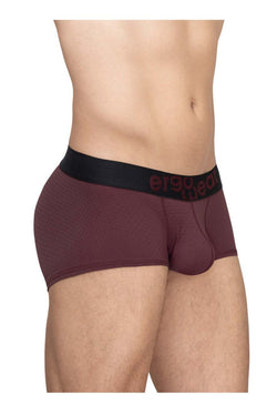 ErgoWear Men's Underwear EW1795 MAX FLOW Trunks Color Burgundy thumbnail 4