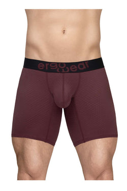 ErgoWear Men's Underwear EW1796 MAX FLOW Boxer Briefs Color Burgundy thumbnail 2
