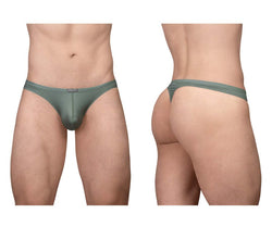ErgoWear Men's Underwear EW1801 X4D SE Thongs Color Olive Green thumbnail 1