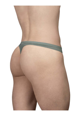 ErgoWear Men's Underwear EW1801 X4D SE Thongs Color Olive Green thumbnail 3