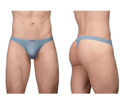 ErgoWear Men's Underwear EW1805 X4D SE Thongs Color Stone Blue thumbnail 1