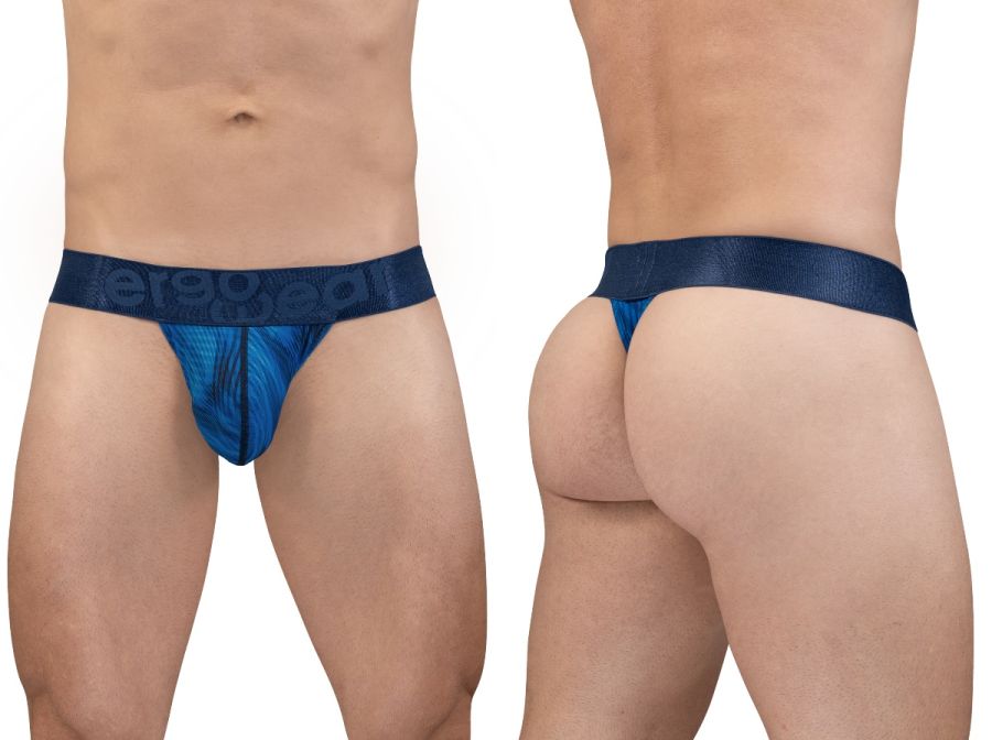ErgoWear Men's Underwear EW1816 MAX BOLD SE G-String Color Mid Blue