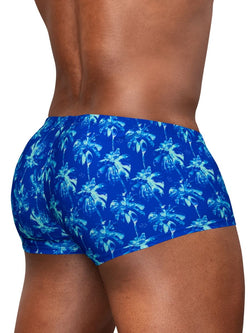 ErgoWear Men's active and swimwear EW1827 FEEL SW Swim Trunks Color Royal Blue-Palms thumbnail 3
