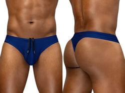 ErgoWear Men's active and swimwear EW1832 X4D SW Swim Thongs Color Blue Indigo thumbnail 1