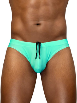 ErgoWear Men's active and swimwear EW1836 X4D SW Swim Thongs Color Aqua thumbnail 2