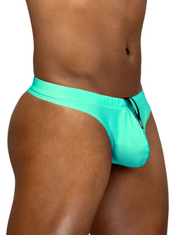 ErgoWear Men's active and swimwear EW1836 X4D SW Swim Thongs Color Aqua thumbnail 4