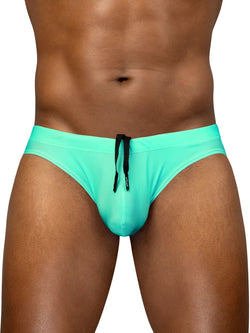 ErgoWear Men's active and swimwear EW1837 X4D SW Swim Bikini Color Aqua thumbnail 2