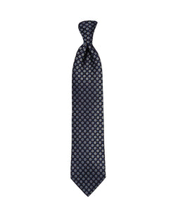 Ermenegildo Zegna Framed Dot Classic Tie Navy thumbnail 2
