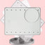 Estelle Makeup Mirror - 16 Bright LEDs (Metallic Gray)