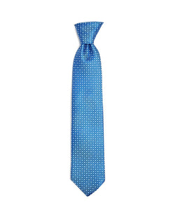 Eton Mini Dot-in-square Silk Classic Tie Blue thumbnail 2