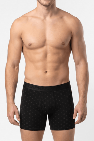 Express Black X Pattern Boxer Briefs - EXP-GKTU