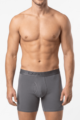 Express Gray Boxer Briefs - EXP-JNZP