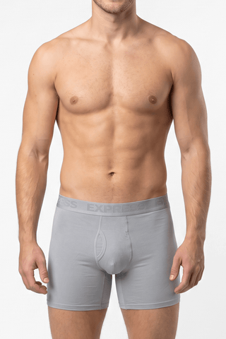 Express Gray Boxer Briefs - EXP-VMTX