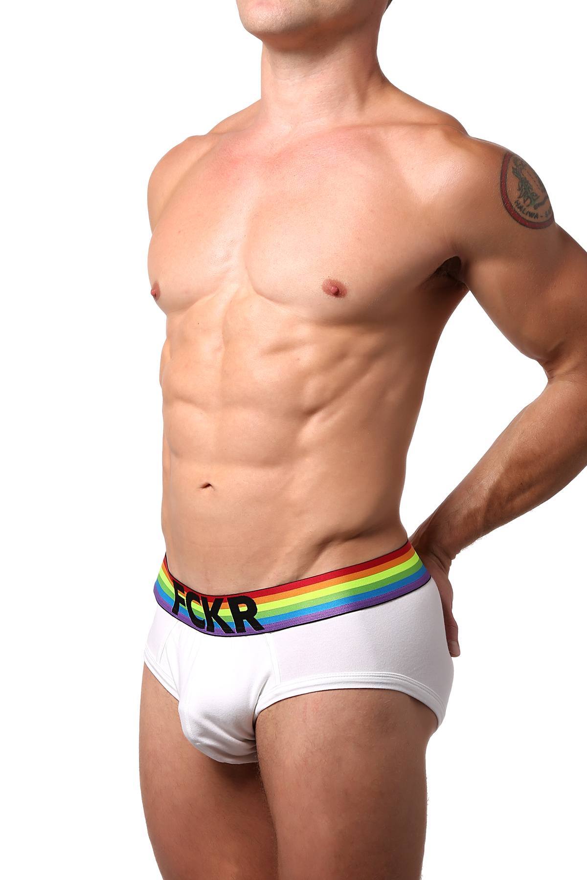 FCKR Pride White Brief