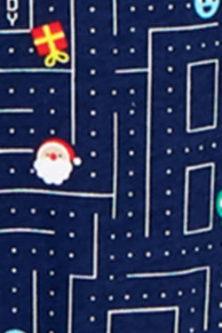 Family PJs BABY Race for Presents Footed Pajama Onesie thumbnail 2