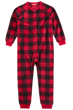 Family PJs KIDS Buffalo Check Onesie Pajama thumbnail 1
