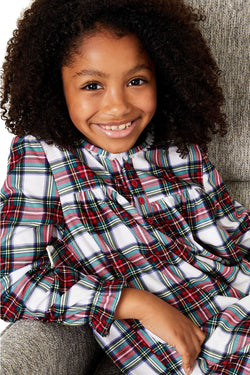 Family PJs KIDS Stewart Plaid Nightgown thumbnail 4