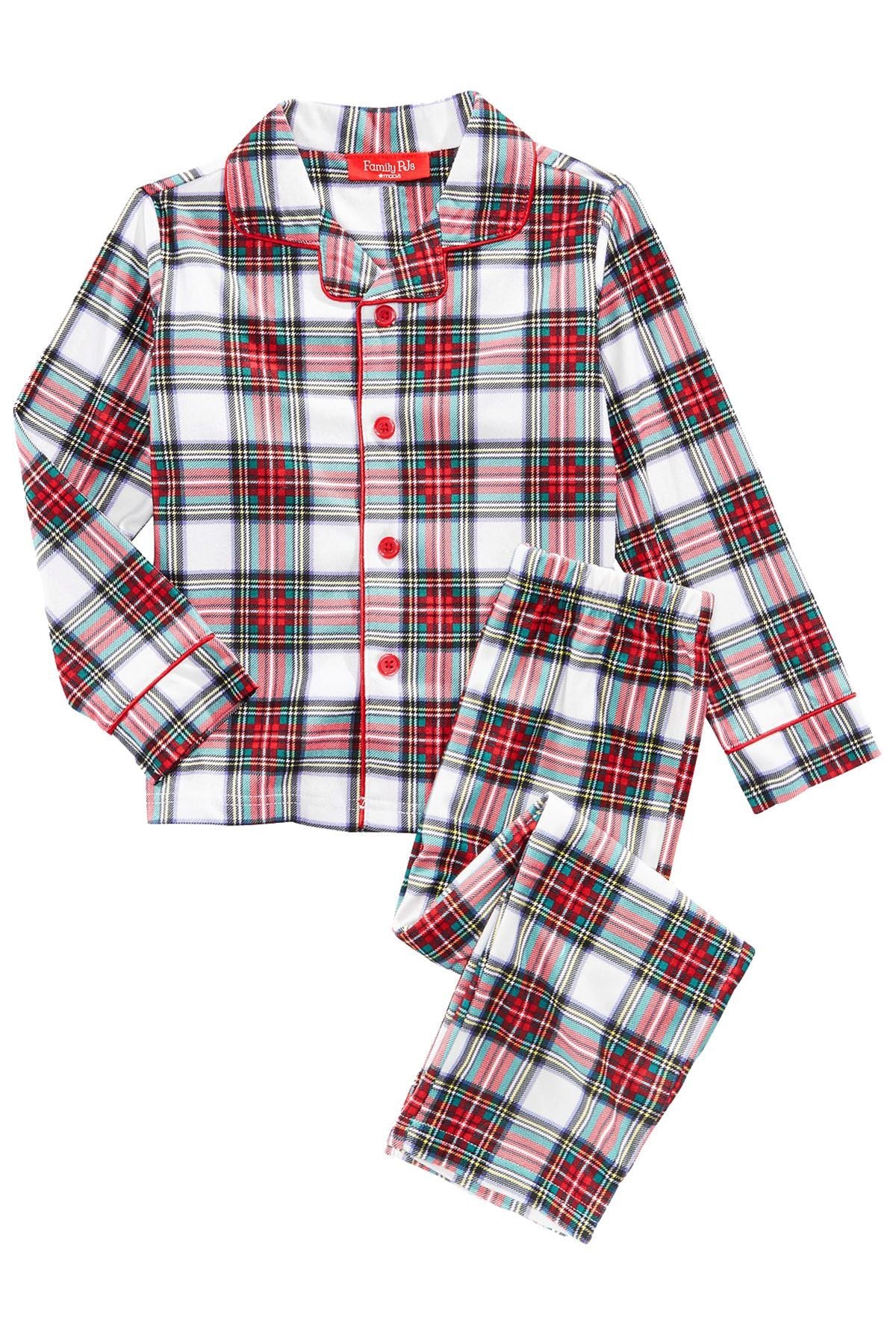 Family PJs KIDS Stewart Plaid Pajama Set