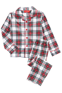 Family PJs KIDS Stewart Plaid Pajama Set thumbnail 1