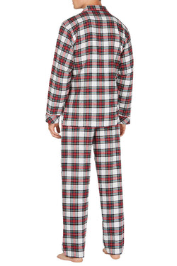 Family PJs Men Holiday Pajama Set in Stewart Plaid thumbnail 2