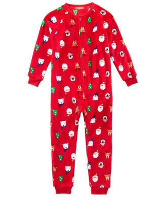 Family Pajamas Matching Kids Santa And Friends Pajamas Santa