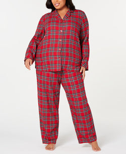 Family Pajamas Matching Plus Brinkley Plaid Family Pajama Set Brinkley Plaid thumbnail 1