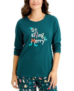 Family Pajamas Matching So Elfing Merry Set thumbnail 3