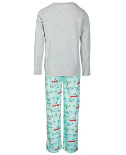 Family Pajamas Matching Toddler Little & Big Kids Tropical Santa Family Pajama Set Trop Santa thumbnail 3