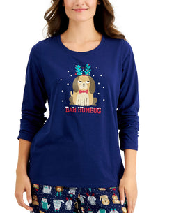 Family Pajamas Matching Wo Bah Humbug Novelty Family Pajama Set Bah Humbug thumbnail 2