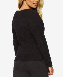 Felina Denali Cozy Knit Wrap Sweater Black thumbnail 2