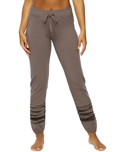 Felina Lassen Terry Tie-dye Accent Sweatpants Grey thumbnail 1