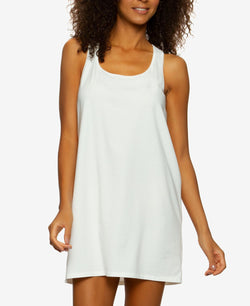 Felina Organic Cotton Racerback Chemise Nightgown Cloud thumbnail 1